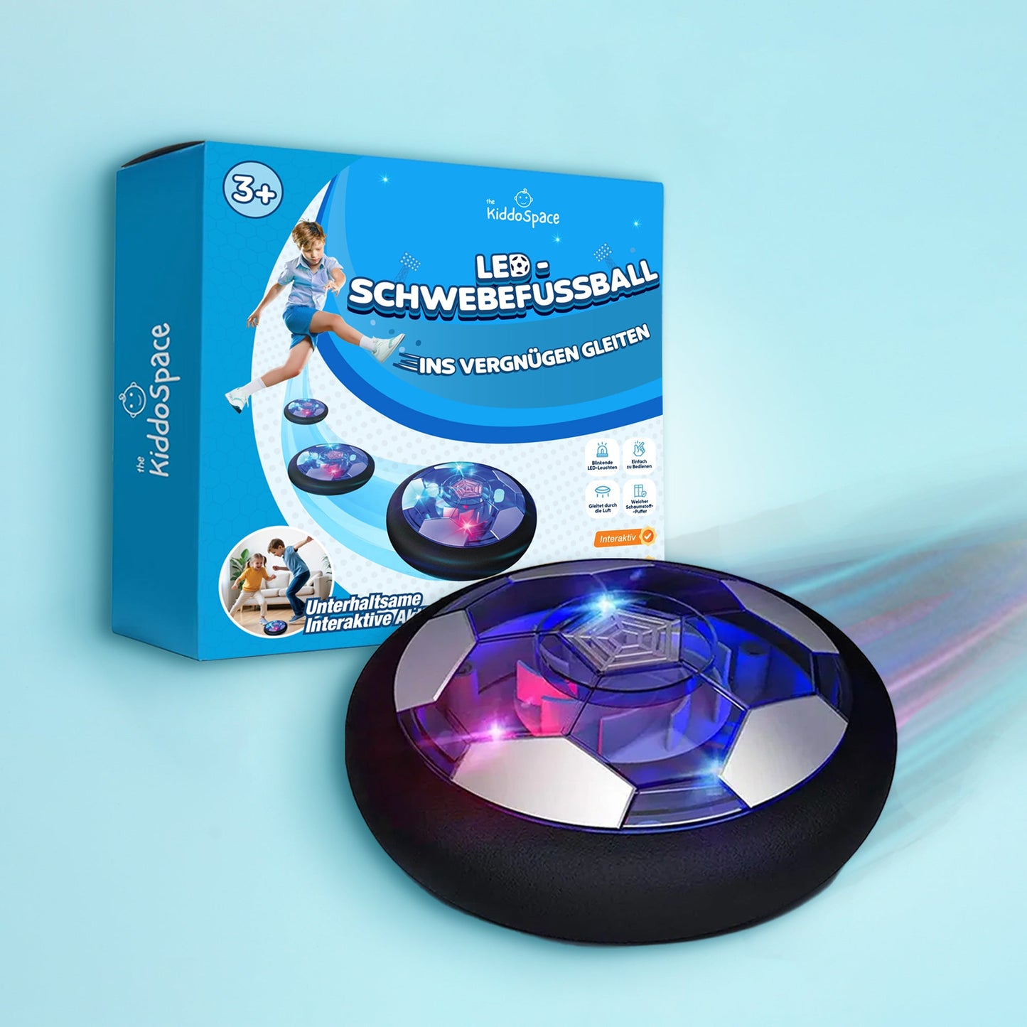 1x zusätzlicher LED-Schwebefußball