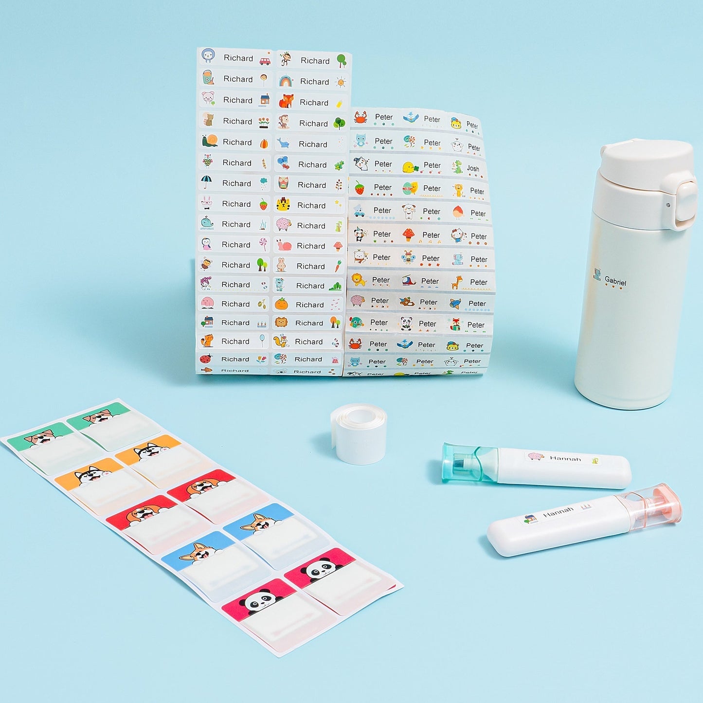 Komplettes Etikettierungs-Set Bundle: (Komplettes Etikettierungs-Set + 2 zusätzliche Nachfüll-Sets)