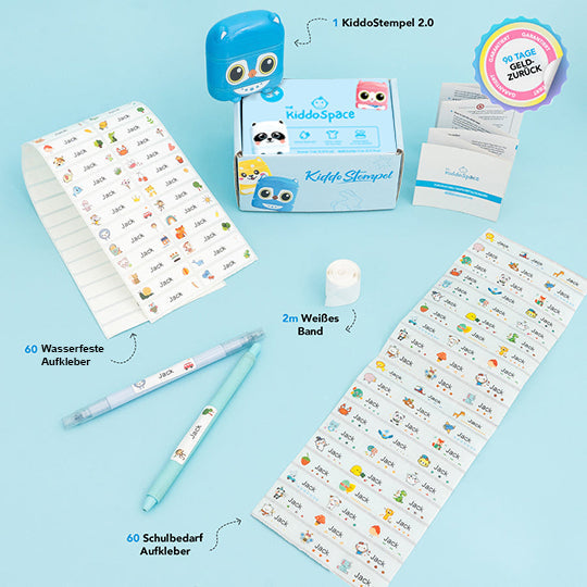 KiddoStempel™ 2.0 - Komplettes Stempelset