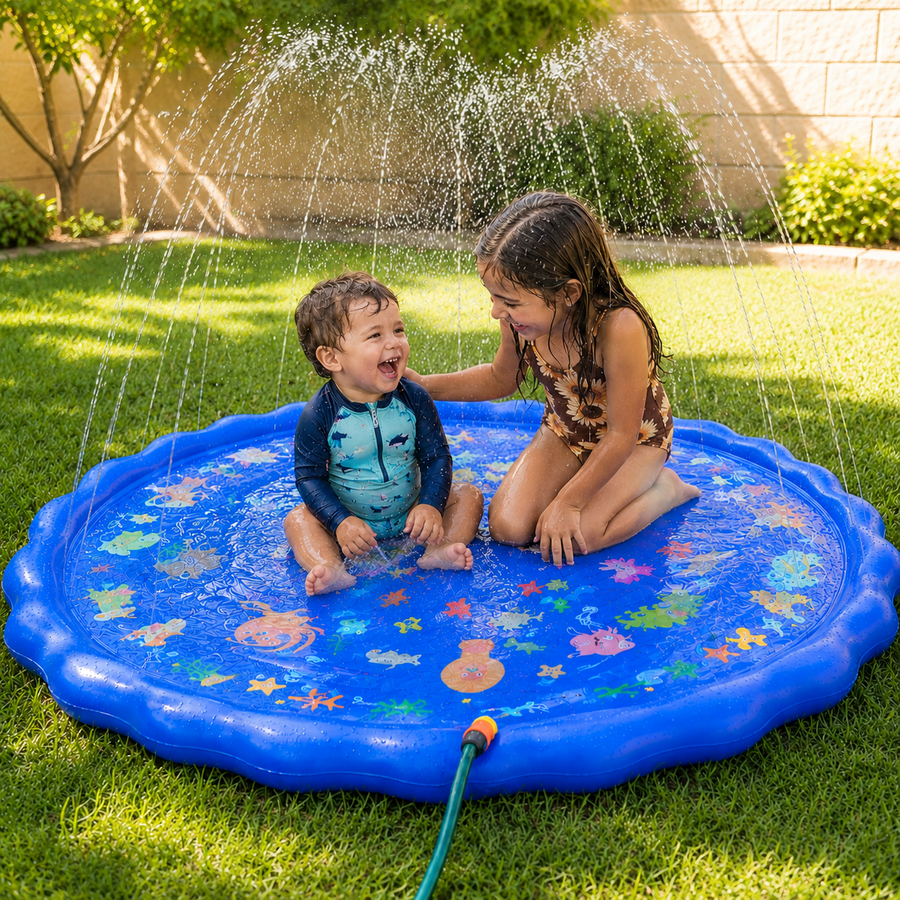 Thekiddospace XL 150 cm Wasserspielmatte für Kinder