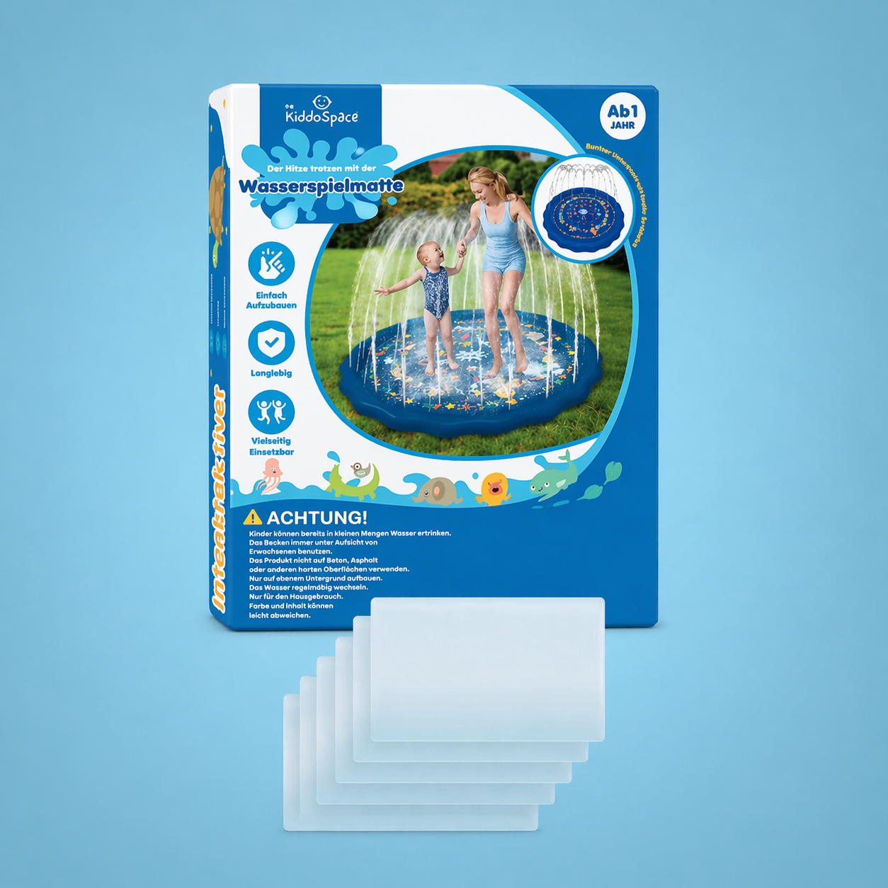 10x Wasserspielmatte Reparatur-Patches