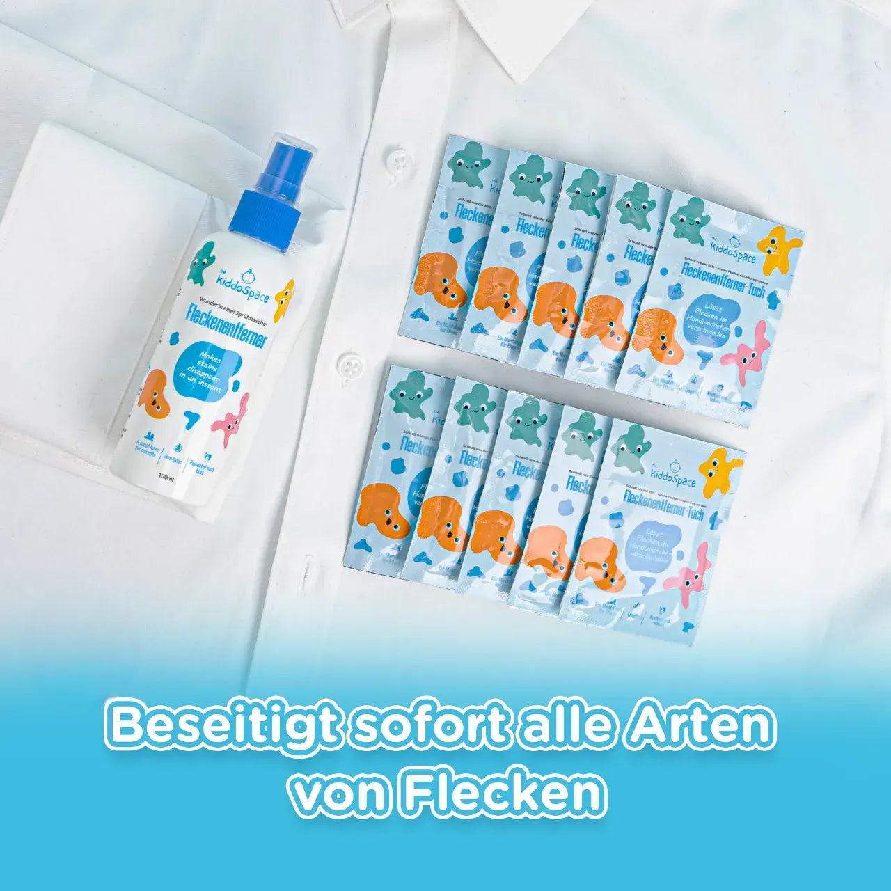 Thekiddospace Fleckenentferner-Set