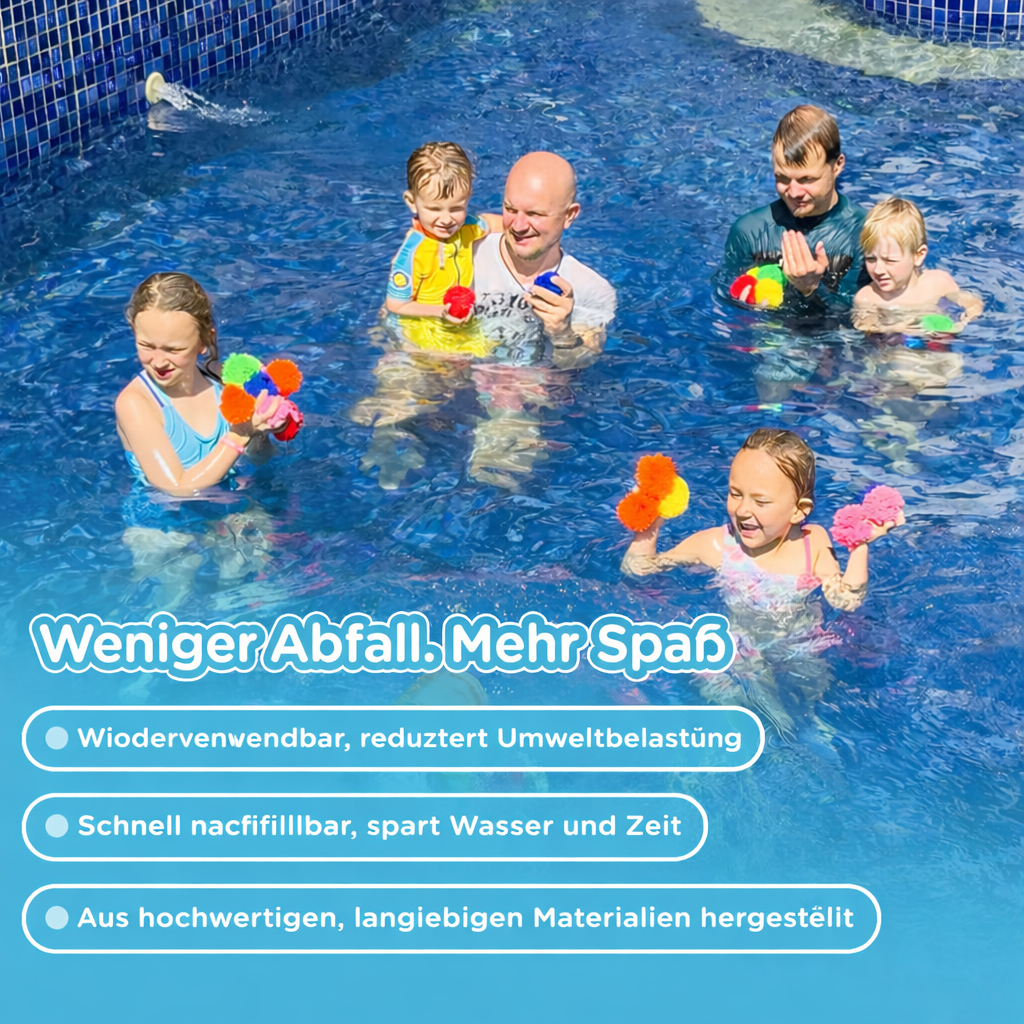 20 Thekiddospace Wiederverwendbare Wasser-Schwammbälle (10 kaufen, 10 GRATIS dazu)