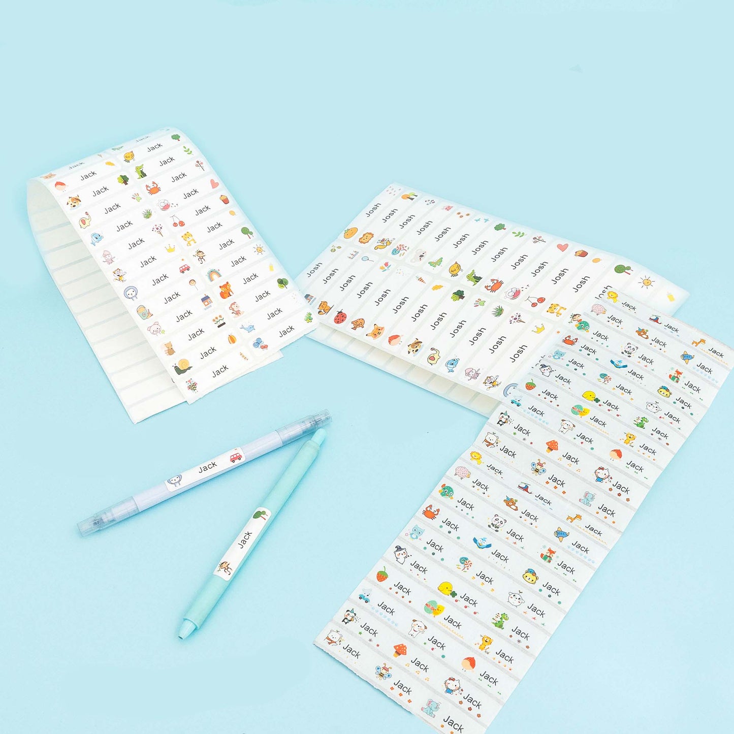 x100 Wasserabweisende Sticker